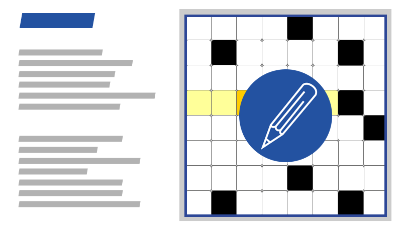 Rätselspiele Sudoku und Kreuzworträtsel